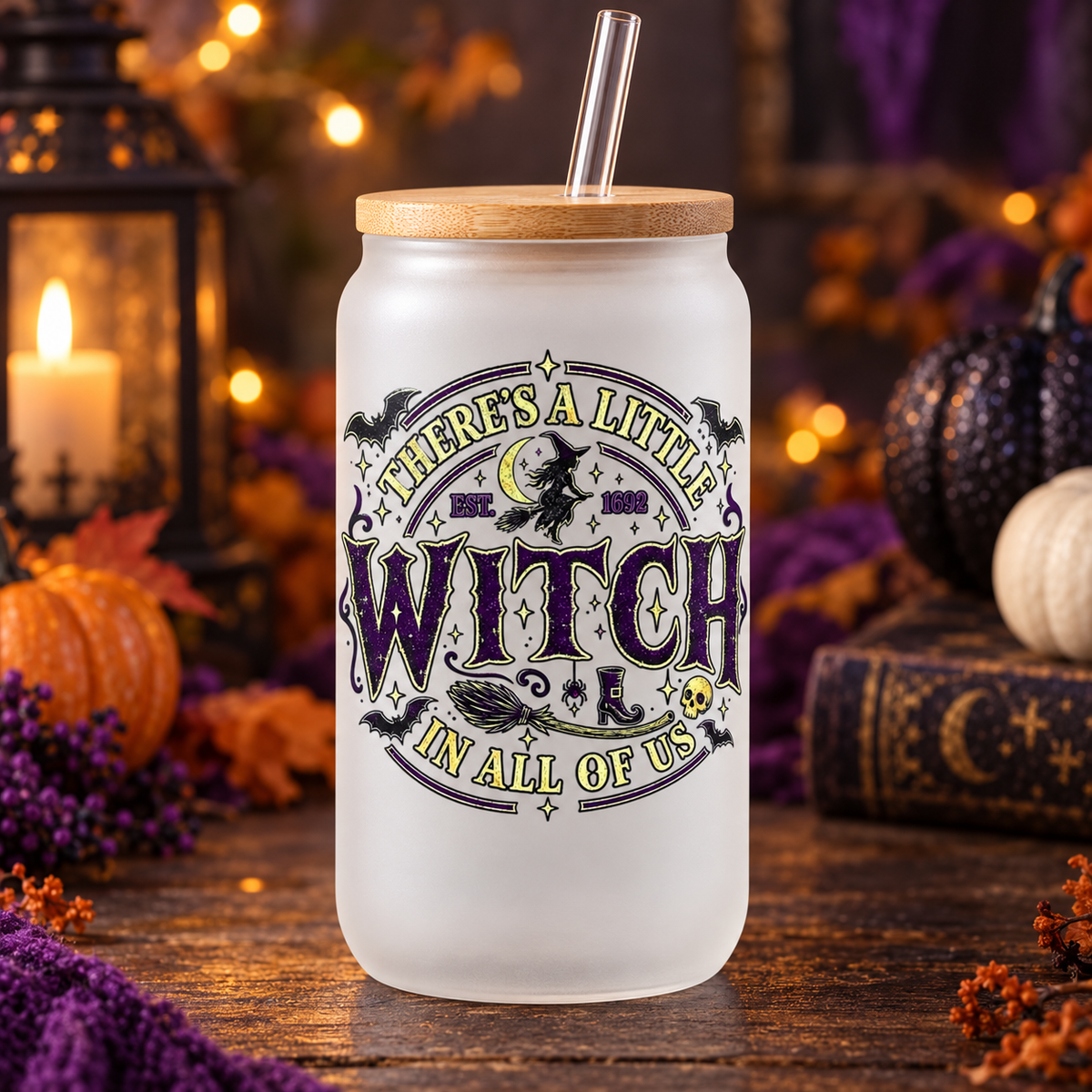 There Is A Little Witch In All Of Is  4” Tall Decal