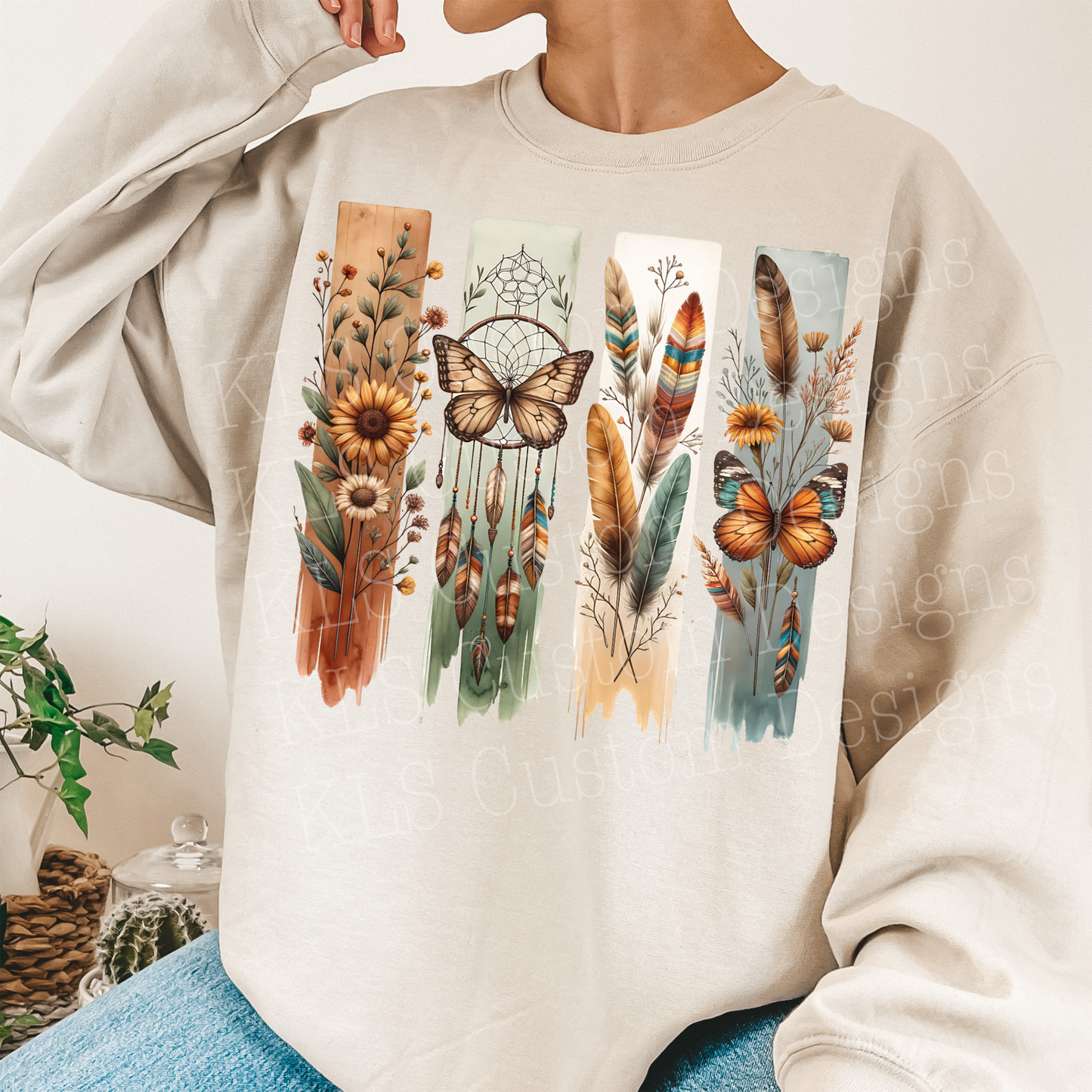 Boho Ready To Press DTF Print