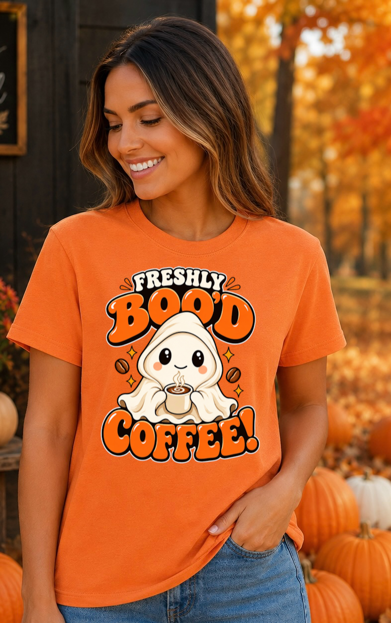 Freshly Boo’d Coffee Ready To Press DTF Print