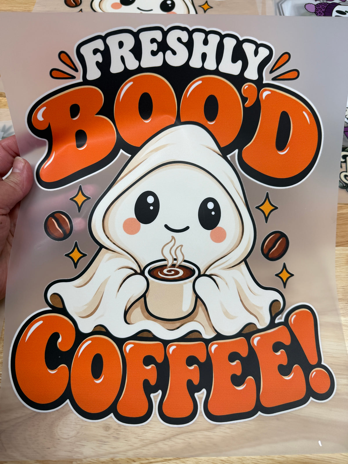 Freshly Boo’d Coffee Ready To Press DTF Print