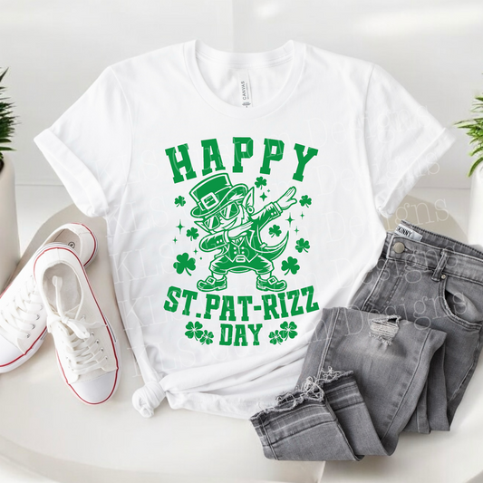 Happy St. Pat Rizz Day Ready To Press DTF Print