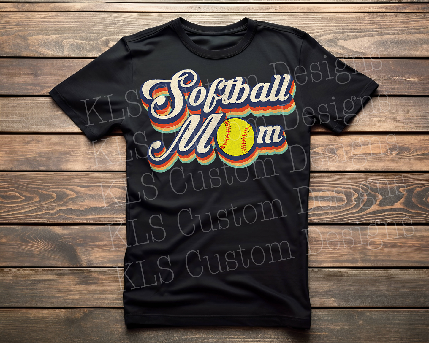 Softball Mom Ready to Press DTF Print