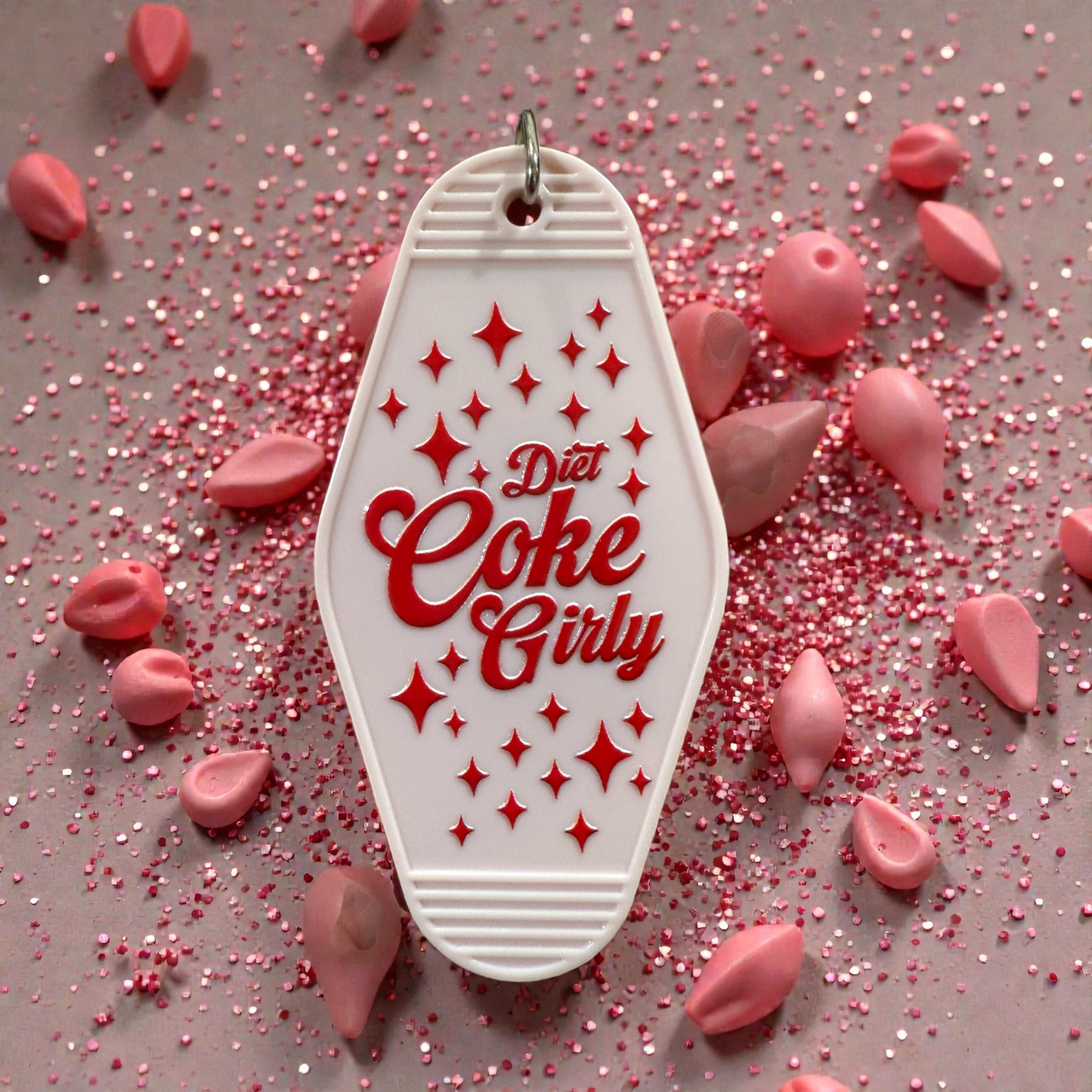 Keychain Diet Girly UV DTF Decal