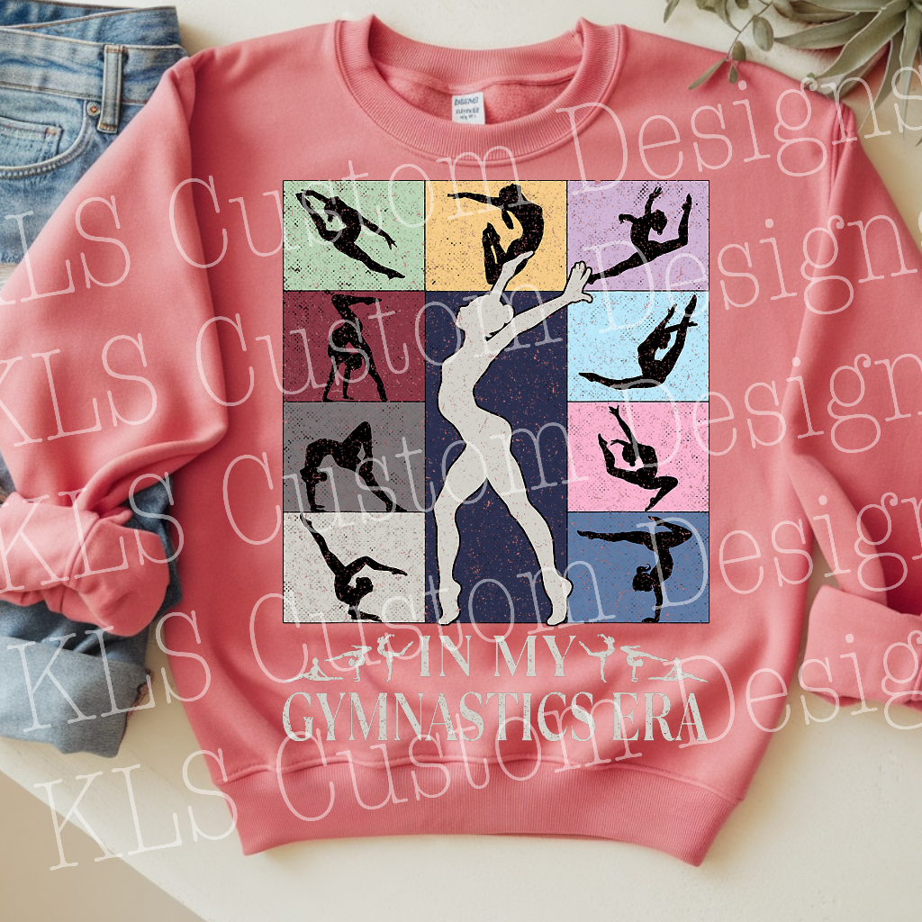 Gymnast Era Ready To Press DTF Print