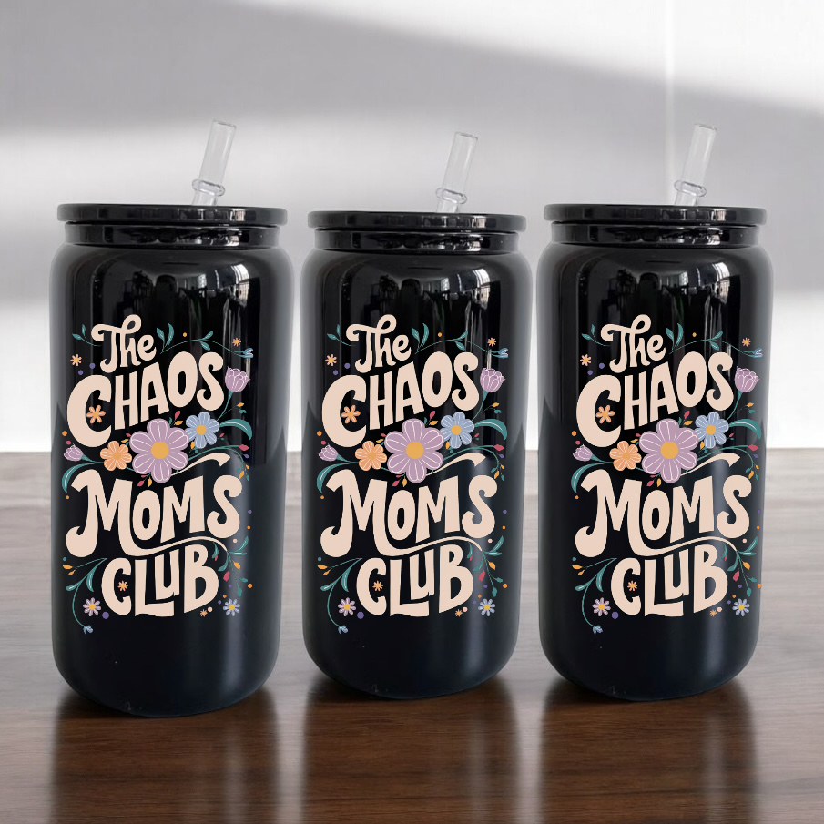 9Y Chaos Moms Club UV DTF Wrap