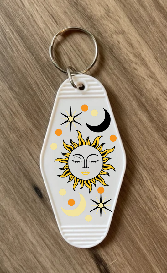 Keychain Celestial UV DTF Decal