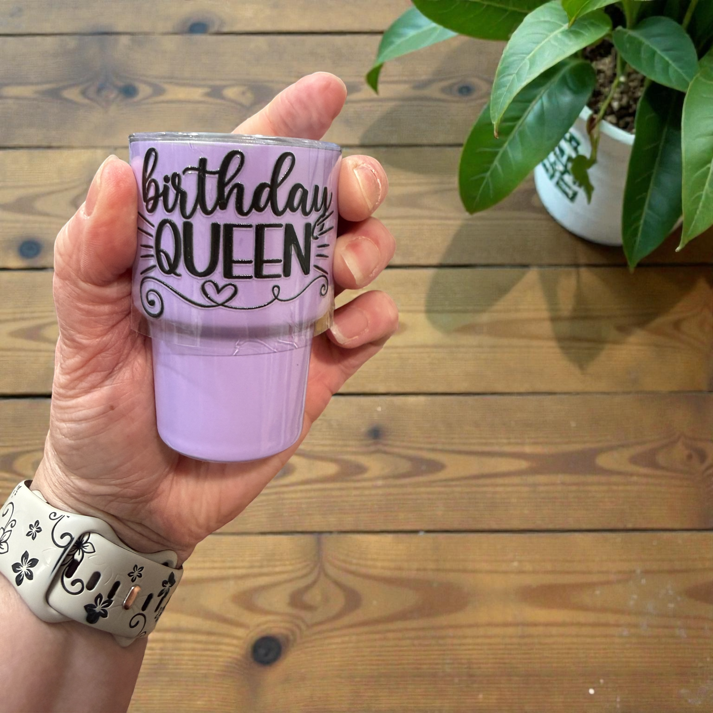 Mini Birthday Crew 1.5” Tall UV DTF Decal