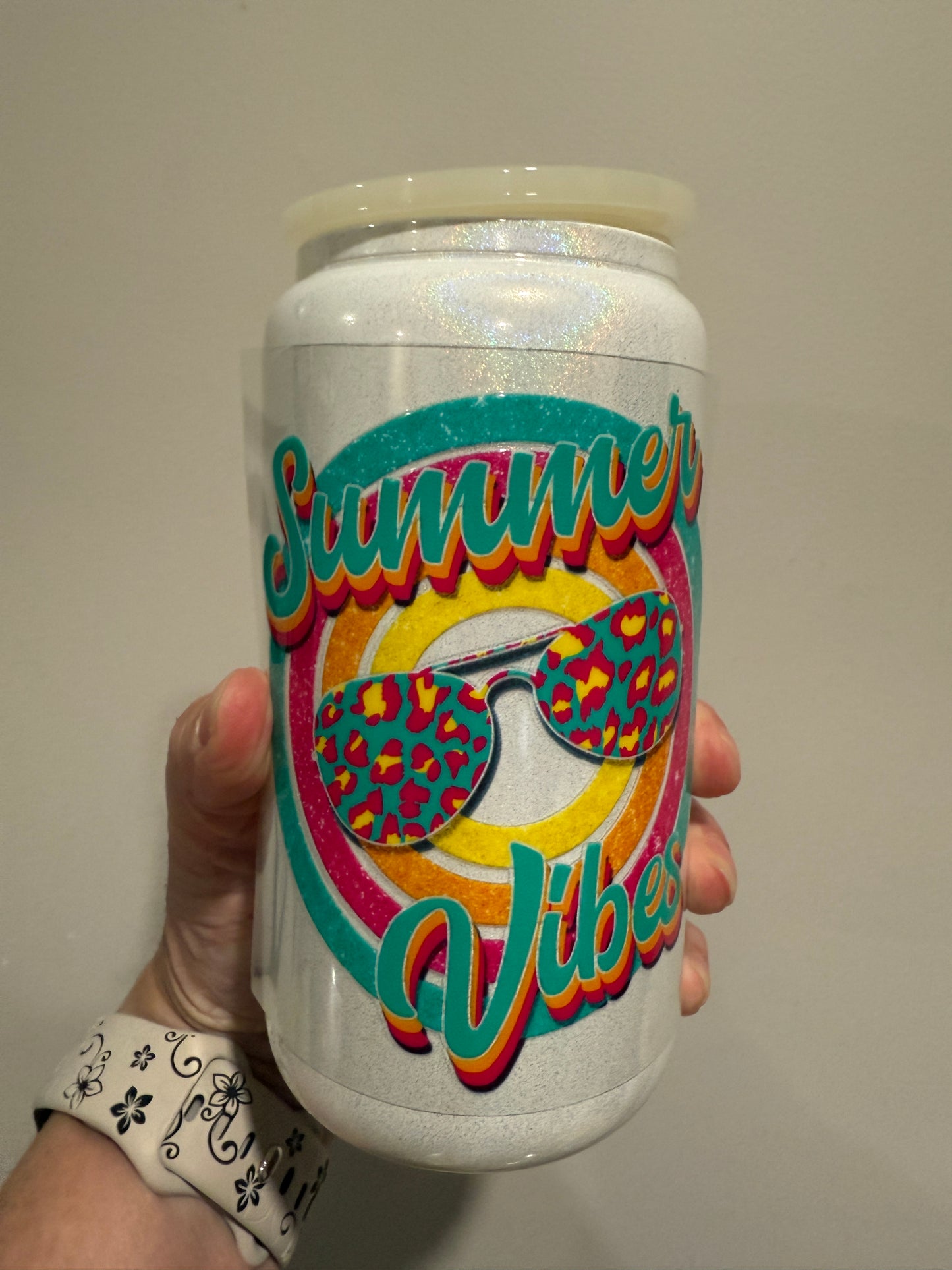 12B Summer Vibes 4” Tall Decal