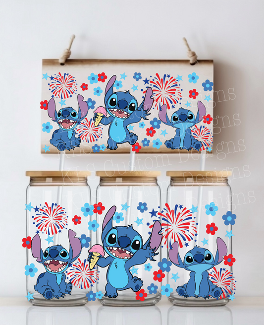 Y3 Alien Celebration Libbey UV DTF Wrap