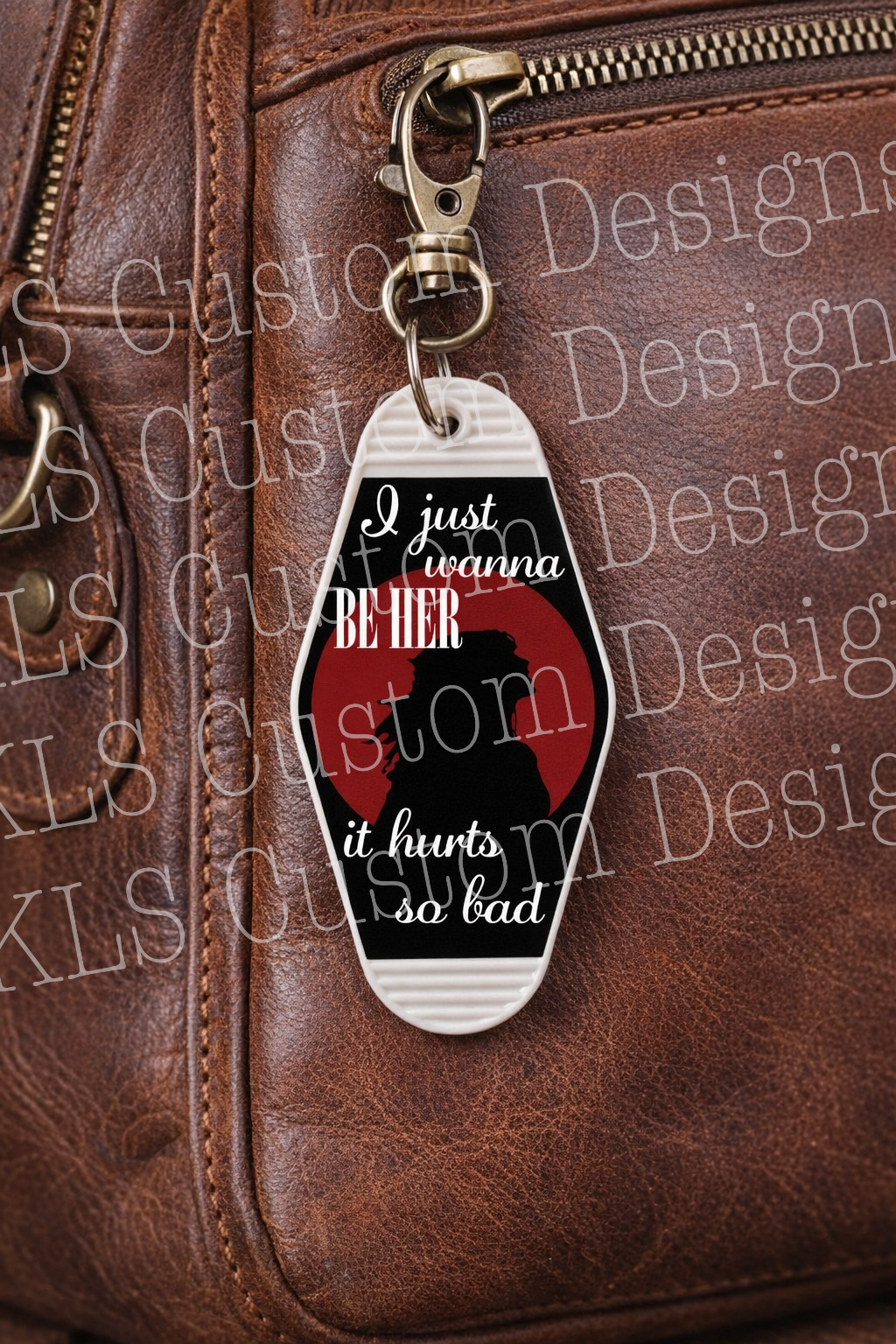 Keychain Be Her UV DTF Decal