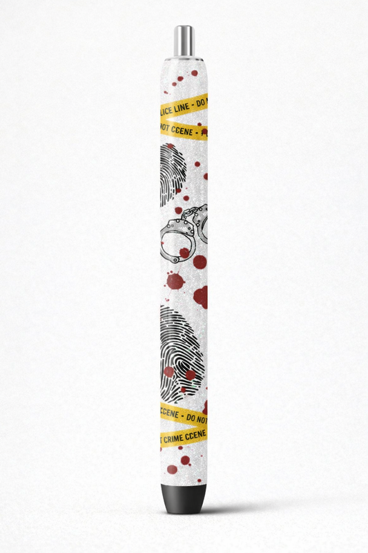 Crime Scene UV DTF Pen Wrap