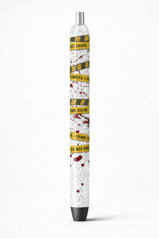 Crime Scene UV DTF Pen Wrap
