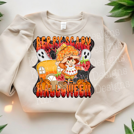 Berry Scary Halloween Ready To Press DTF Print