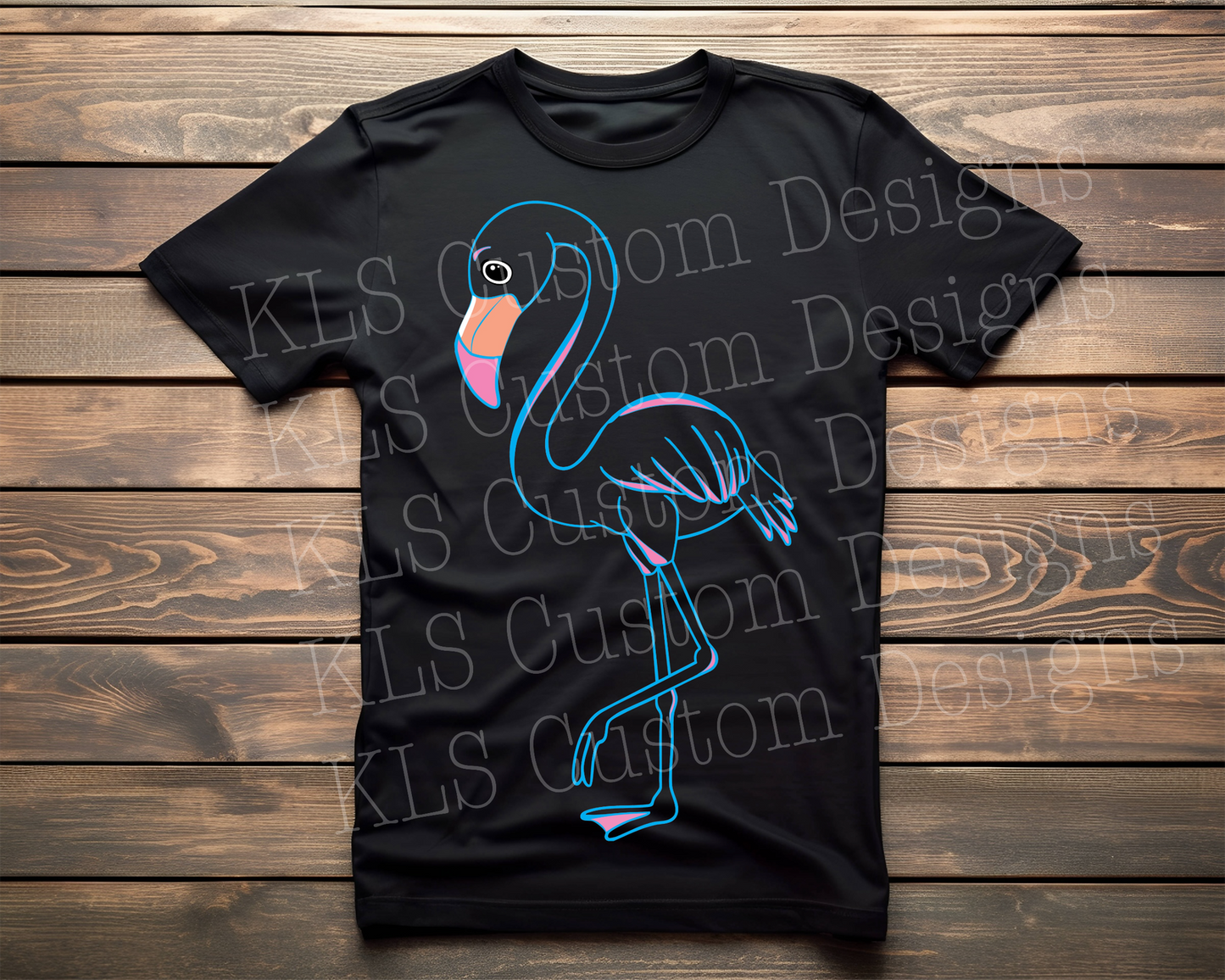 Flamingo (Transparent) Ready To Press DTF Print