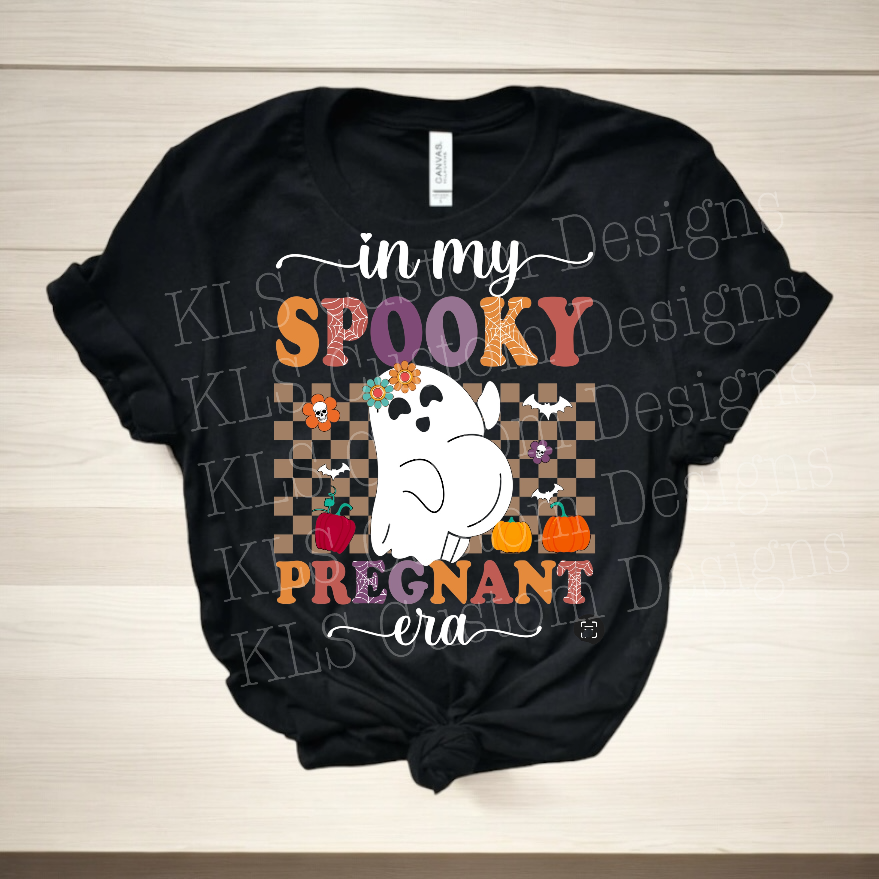 In My Spooky Pregnant Era Ready To Press DTF Print