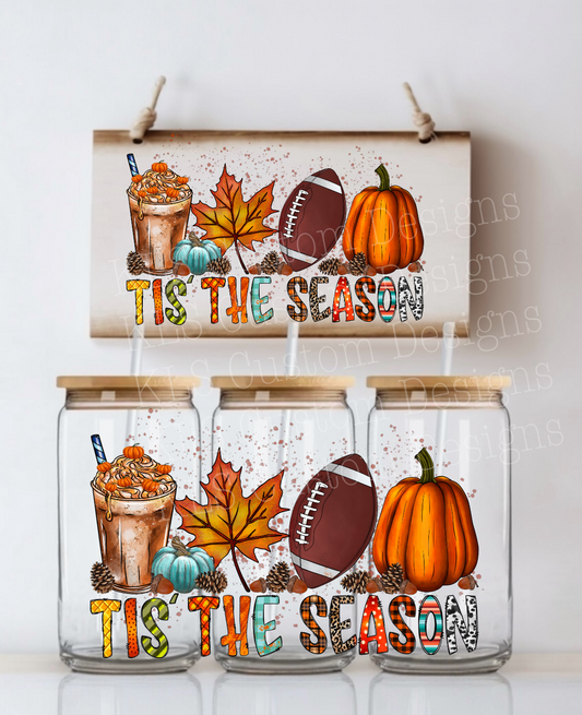 Tis The Season Fall UV DTF Wrap