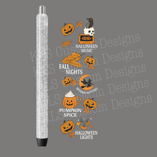 Tis The Season Halloween UV DTF Pen Wrap