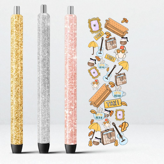 Trendy Friends UV DTF Pen Wrap