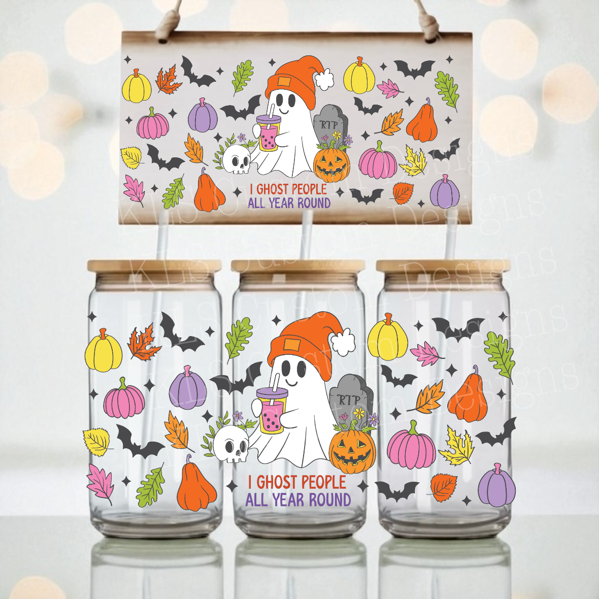 B1 Ghost People UV DTF Wrap