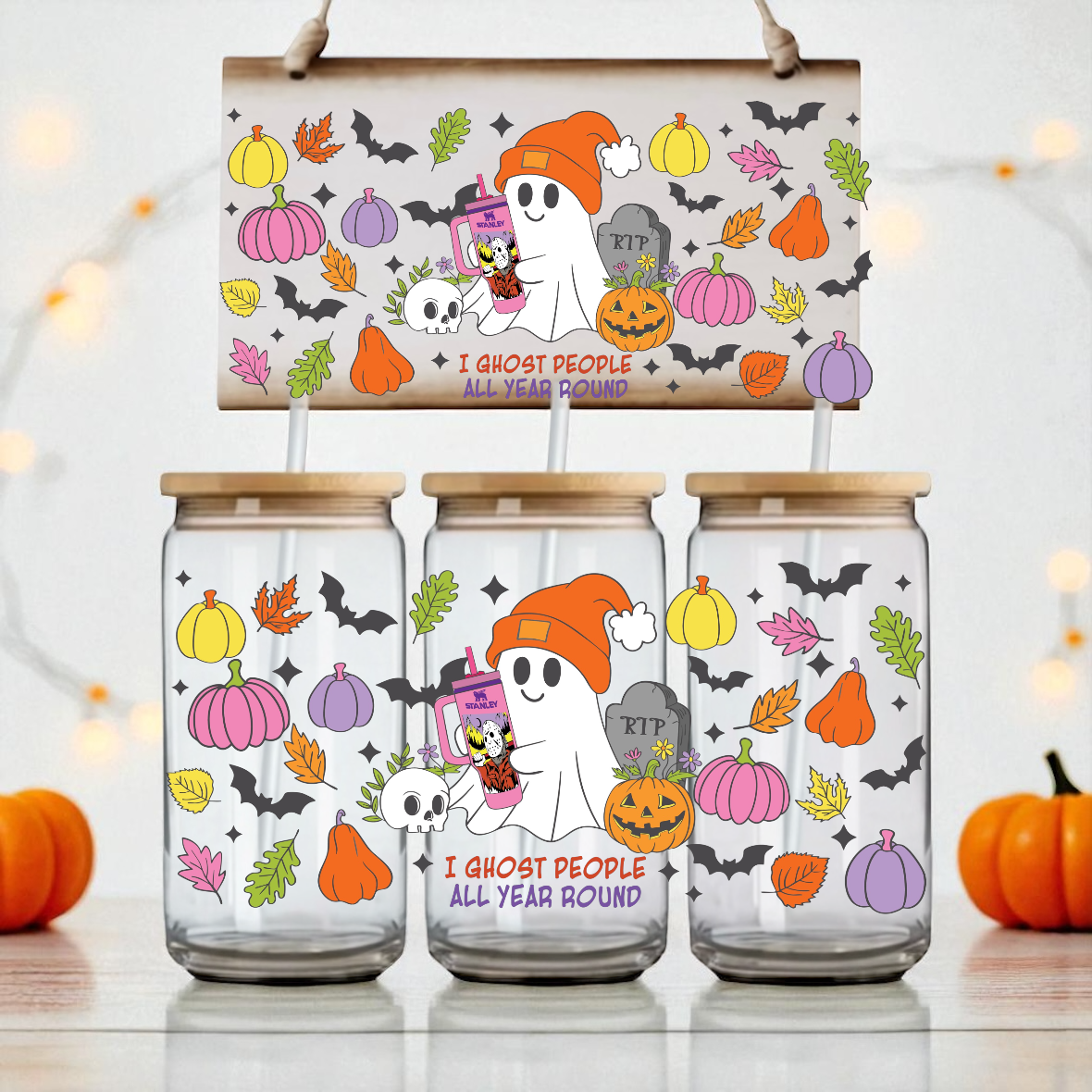 B1 Ghost People UV DTF Wrap