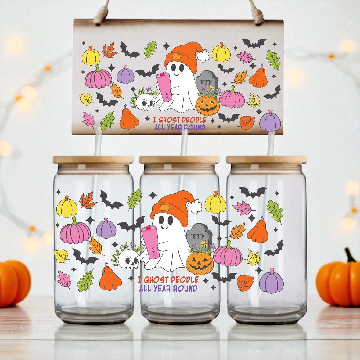 B1 Ghost People UV DTF Wrap