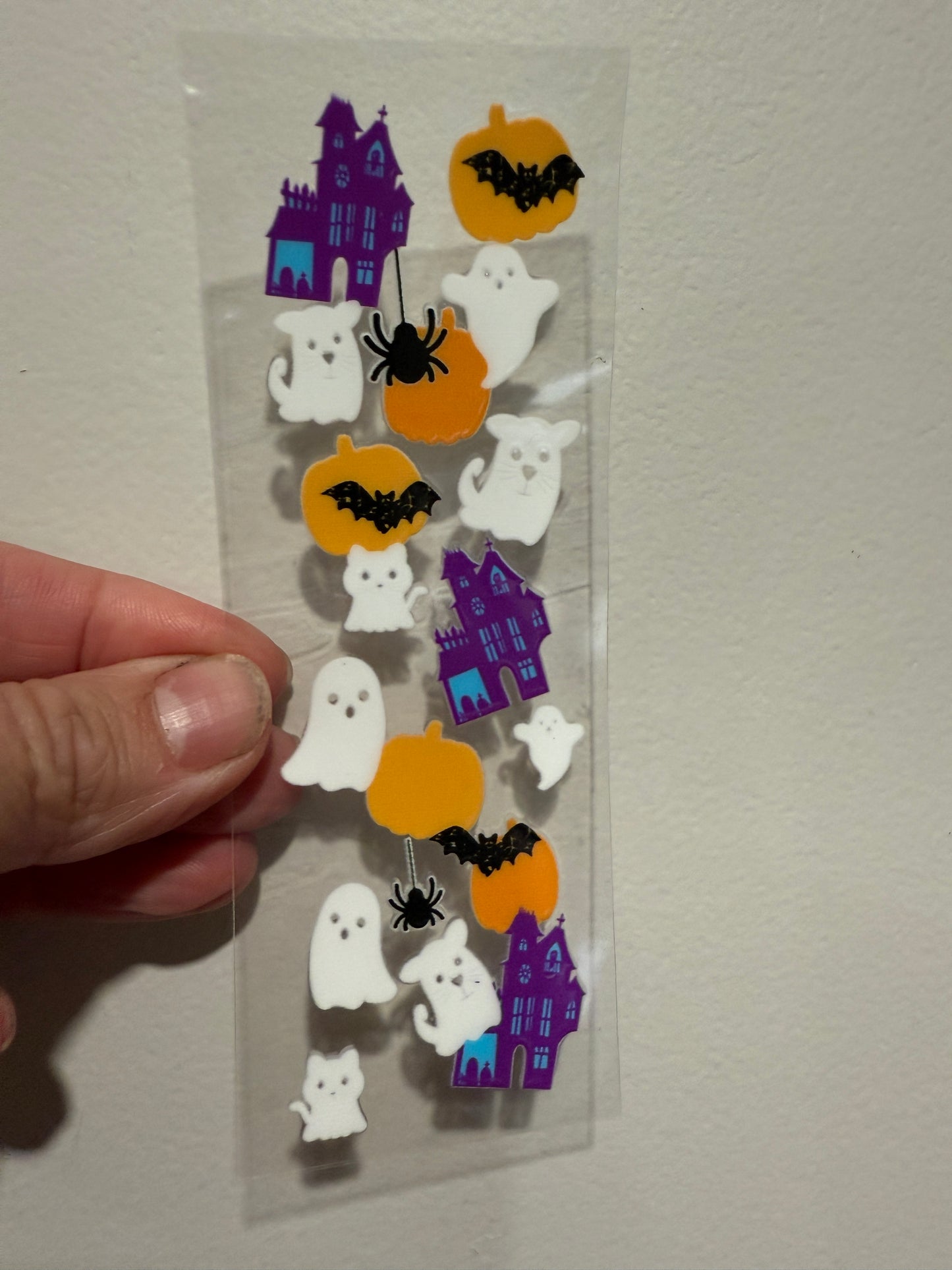 5Y Haunted House Ghost Dog Cat  UV DTF Pen Wrap