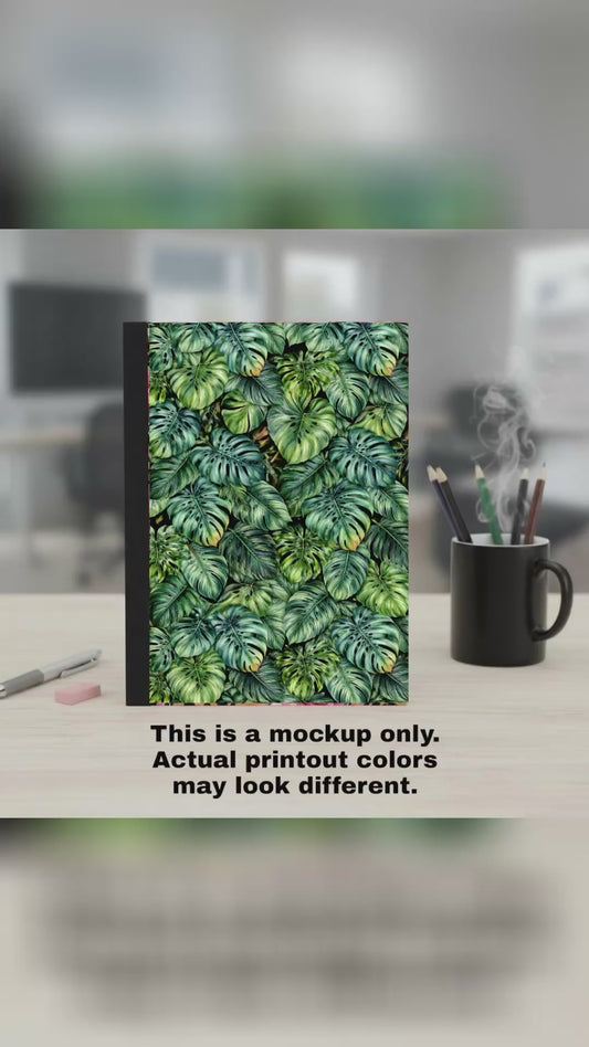 Composition Notebook Cover and Matching Back Permanent Vinyl